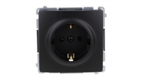 Simon Basic Gniazdo Wtyczkowe Z Uziemieniem Schuko (Moduł) Z Przesłonami...