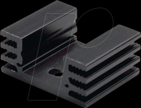 SK 75/37,5/SA 220 Heat sink 37.5mm 10 K/W black anodised