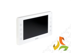 Wideomonitor z dotykowymi przyciskami 7" VP-819W ENTRA 800 biały ENT10000404 ZAMEL