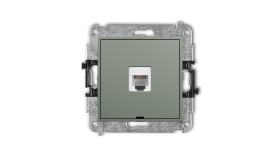 Mini Mechanizm Gniazda Telefonicznego Pojedynczego 1Xrj11, 4-Stykowy,...