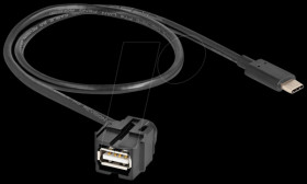 88056 Keystone module, USB A female / USB C male, 0.5 m