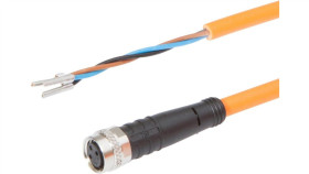 Vk20r075, Kabel Połączeniowy, 2 M, Żeński M8 (Gniazdo), 3-Żyłowy Prosty,...