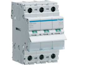 Rozłącznik izolacyjny 3-fazowy 3P 125A 400V AC SBN399 HAGER