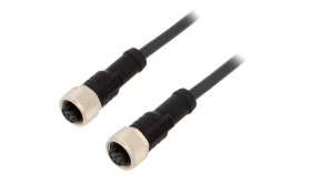 M12a08fl12aflsba05 Kabel Do Czujników/Automatyki 8Pin M12-M12 0,5M Wtyk Wtyk