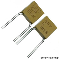 C052C104K5R5TA Cer 100nF 50V 10% X7R R=5.0 R5.0 KEMET