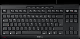 JK-8600DE-2 Keyboard, USB, black, compact, German
