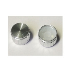 GAŁKA POTENCJOMETRU GSL20 SREBRNA 20mm H-17mm