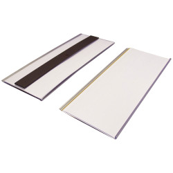 Beaverswood Magnetic Ticket Holder &amp; Cards 80 x 200mm - Pack Of 50