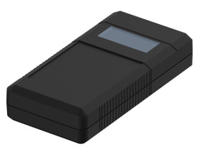 Bopla BOS 801-9005 (34801000) - obudowa ręczna z pojemnikiem na baterie (4 x 1,5V) i otworowaniem na wyświetlacz (196 x 100 x 40