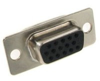 DHS-15-G Gniazdo trójrzędowe lutowane na kabel pin 15