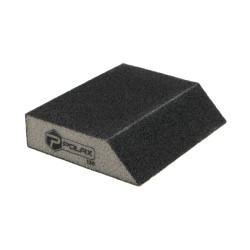 Gąbka ścierna skośna, czterostronna P120, 110x90x25 mm (54-185)