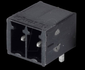 714-162 pin header, angled, 2-pole, RM 3,5 mm, parallel