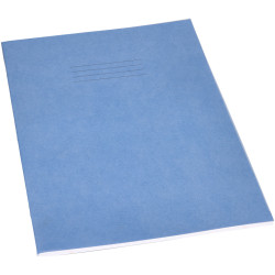 Rapid A4 Exercise Book Ruled 8mm &amp; Margin 80 Page Dark Blue Box of 50