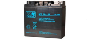 Akumulator 18Ah 12V AGM żywotność 6-9lat MW 18-12 T13 MW Power