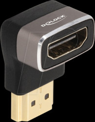 60083 HDMI adapter male to female 90° top 8K 60 Hz