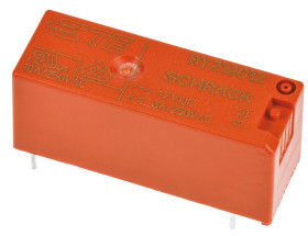 Przekaźnik mocy 12V dc SPDT TE Connectivity, montaż PCB 627Ω Otwór przezierny