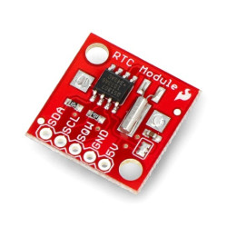 RTC DS1307 I2C - zegar czasu rzeczywistego - SparkFun BOB-12708