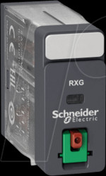 RXG21P7 Interface relay without LED, 2 changeover contacts, 230 V, 5 A