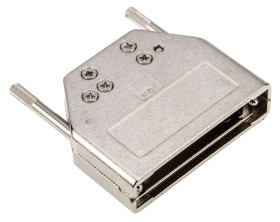 Osłona tylna D-Sub 25 -pinowe Cynk odlewany Proste Amphenol Communications Solutions B