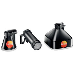 Testo 0563 2417 417 Kit 2 Vane Anemometer &#x2B; Measuring Funnels/Flow Straightener