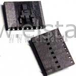 HZ 08 gniazda jednorzęd z zatrzas. do przewodu