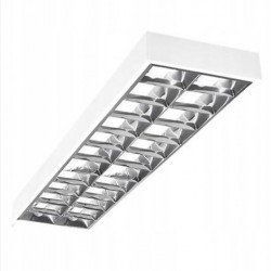 Oprawa rastrowa do LED 2x120cm N/T DXL236N 2x18w