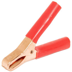 Mueller BU-46C-2 Mini Copper Battery Clip Red Clamping 29mm Length 74mm