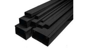 Listwa Elektroinstalacyjna Ls 40X25 Czarna /2M/ Korykto Kablowe Z Pokrywą...