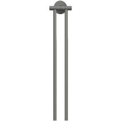 tesa 40582-00000-00 MOON towel rail Adhesive metal swivelling 2-arm