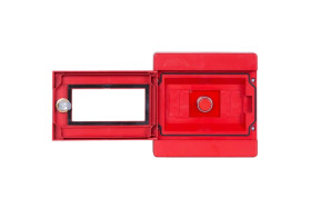 Skrzynka p.poż z przyciskiem FT22-Kc-01/ czerwona ALFA 3 Z/P 5-411