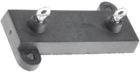 Rezystor do montażu w obudowie 100Ω 50W ±5% Vishay ±150ppm/°C grubowarstwowy Końcówka lutownicza