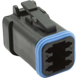 Plug housing, for rectangular miniature plug, PX0105S06BK