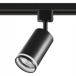 Reflektor szynowy z gniazdem GU10, model RING 55mm czarny
