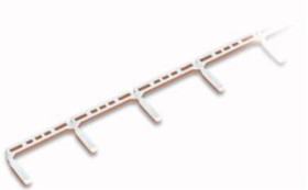 Ridge bridge, 12-position, 16 A blank for Relays, 789-112