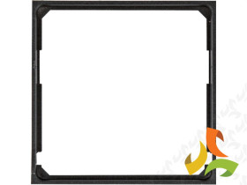 LUMINA Pierścień adaptacyjny do płytek czołowych 50x50 czarny WL5313 HAGER