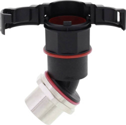 Wiska 10107342 EMBF45I-17-20-BK Połączenie śrubowe czarny 45° 50 szt.