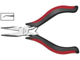 Szczypce wydłużone wygięte mini 115 mm