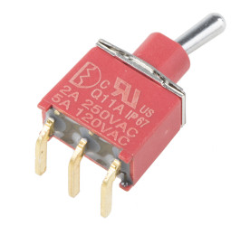 Przełącznik Wł.-(wł.) SPDT RS PRO Płytka drukowana długość przełącznika 7.62mm