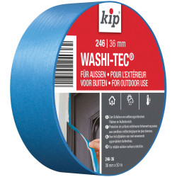 KIP 222847 246 Premium Outdoor WASHI-TEC® Masking Tape 36mm x 50m
