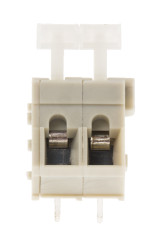 Listwa zaciskowa PCB 2 -pinowe raster 5mm Przewlekany Żeński TE Connectivity