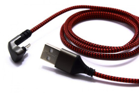 KABEL MICRO USB KĄTOWY 0,5m DSF600 50cm