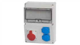 Rozdzielnica Budowlana Mediolan 1X5p 32A 2X2p+Z 11 Modułów Italine Ita00127...