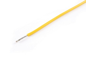 Przewód montażowy 0,6 mm² Żółty AXINDUS PVC 20 AWG 250 V dł. 200m 19 x 0,2 mm +105°C IEC 60332-1, NF C 93-521