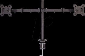 40658 Monitor mount, 2 displays, 345 mm, desk mounting