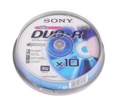 płyta DVD+R SONY 4.7GB 16x Cake 10szt.