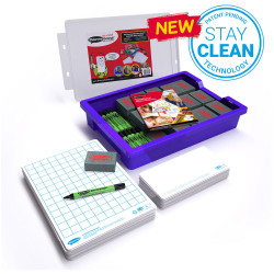 Show-me GTC/SQB A4 Lined Whiteboard Classroom Tray Kit