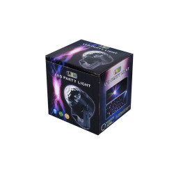 Efekt świetlny LED 6x1W 3x1W półkula z pilotem