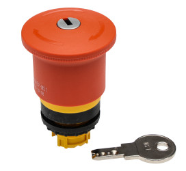 Przycisk zatrzymania awaryjnego, Ø 45mm, IP67, kolor: Czerwony, Eaton, M22