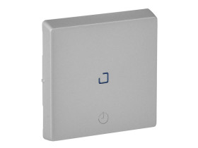 VALENA LIFE Klawisz wyłącznika oświetlenia i wyłącznika czasowy aluminium 755212 LEGRAND