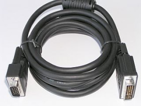 Kabel DVI-A wtyk - VGA wtyk 1.8m